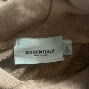 Essentials Fear of God Tan Hoodie